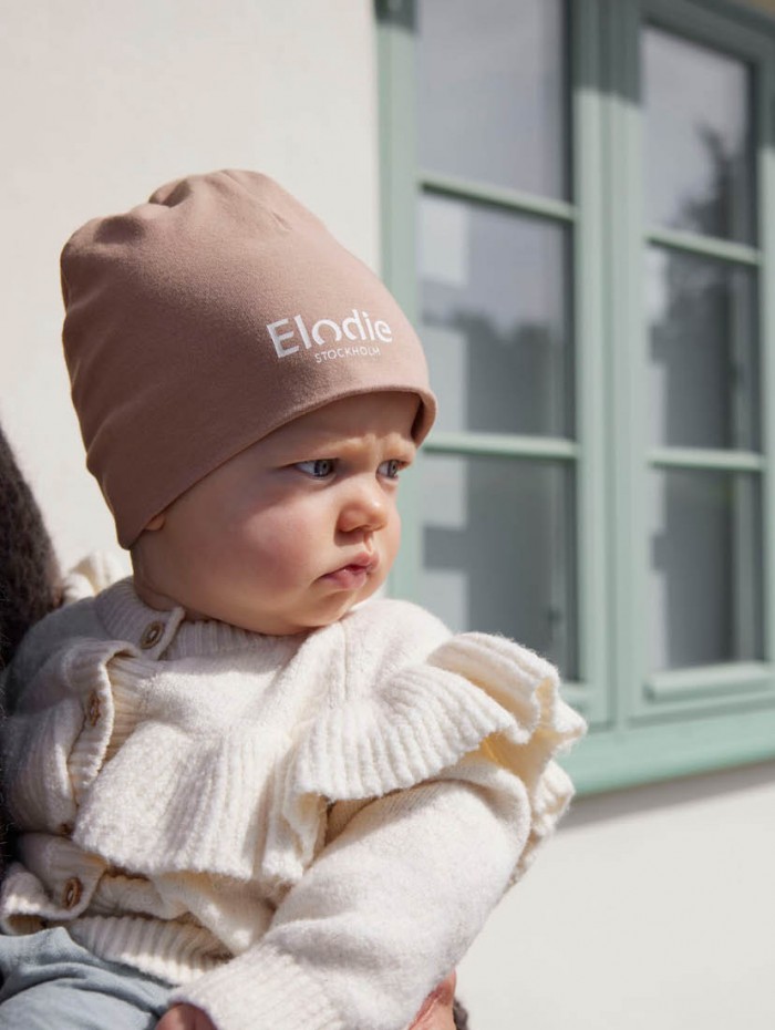 Bavlnená čiapka Elodie Soft Terracotta